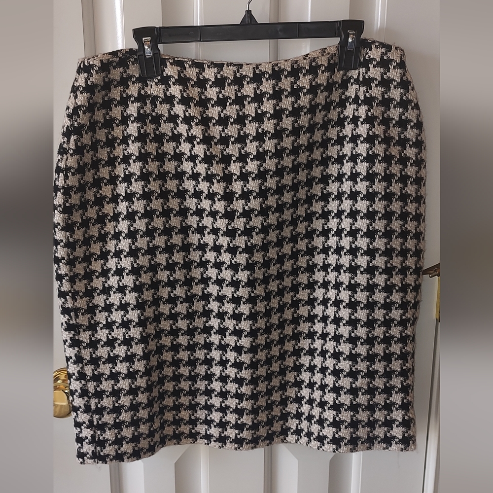 Black and white skirt